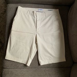 Khaki chino shorts for men size 32 waist